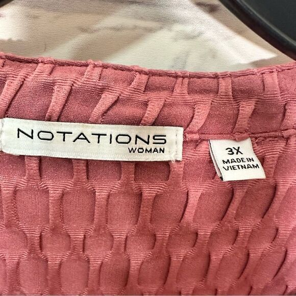 Notations size 3XL pink top - Picture 5 of 5